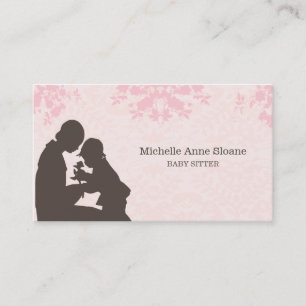 Nanny Professional Baby Sitter, Au Pair Business Card