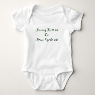 "Nanny Spoils me" Onsie Baby Bodysuit