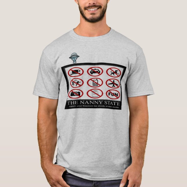 Nanny State Eroaded Away T-shirt (Front)