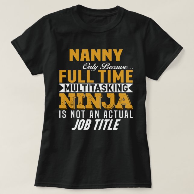Nanny T-Shirt (Design Front)