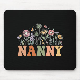 Nanny Wildflower Floral Birthday Baby Shower New N Mouse Mat