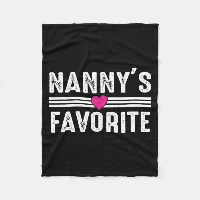 Nanny's Favorite  Fleece Blanket (Front)