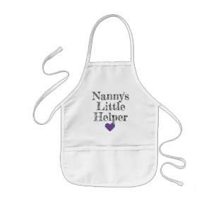 Nanny's Little Helper Grandkids Kids Apron