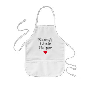 Nanny's Little Helper Grandkids Kids' Apron