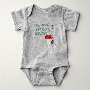 Nanny's little helper Lady bug cool custom shirt