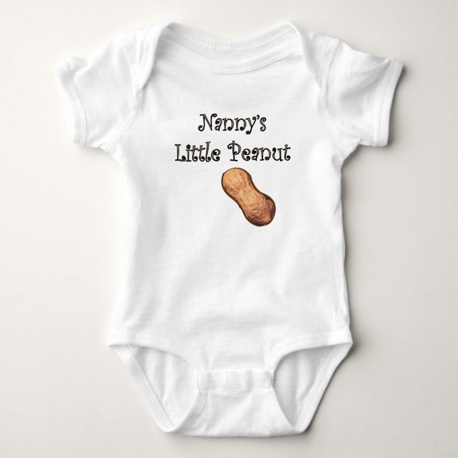 Nanny's Little Peanut Baby Bodysuit (Front)