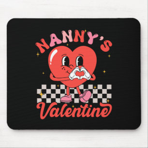 Nanny's Valentine Happy Valentines Day Boy Girl Ki Mouse Mat