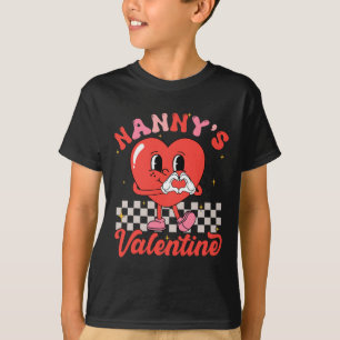 Nanny's Valentine Happy Valentines Day Boy Girl Ki T-Shirt