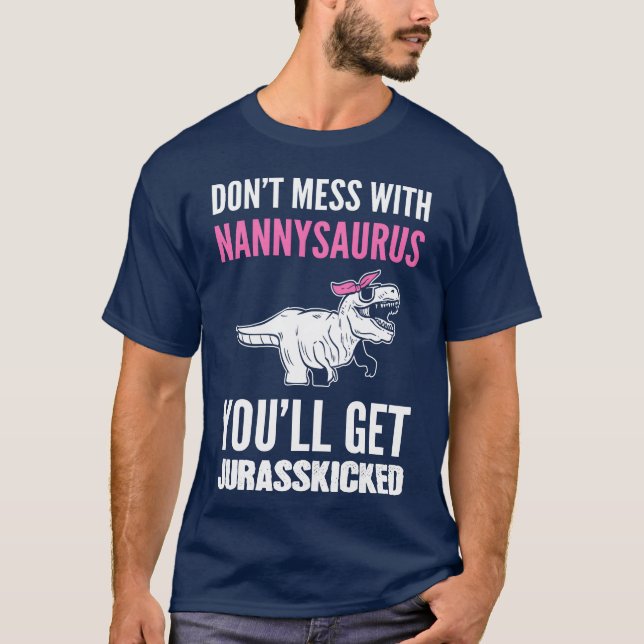 Nannysaurus Childcare Worker Gift boy T-Shirt (Front)