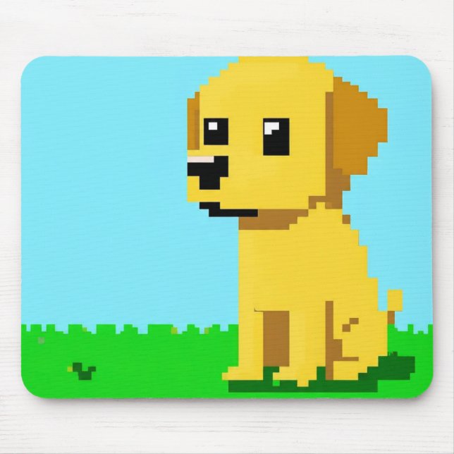 Nano banana pup pop mouse mat (Front)