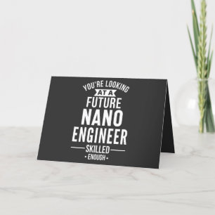 NANO engineer gift Holiday Card