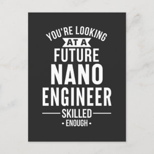 NANO engineer gift Holiday Postcard