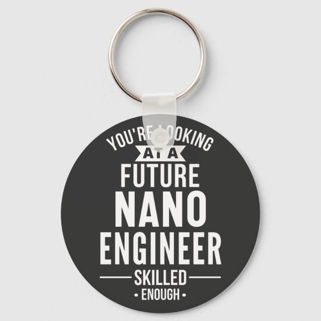 NANO engineer gift Key Ring (Front)