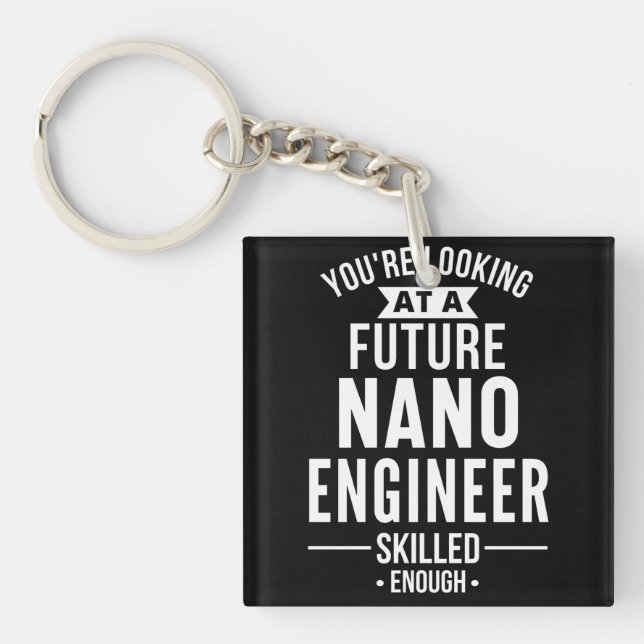 NANO engineer gift Key Ring (Front)