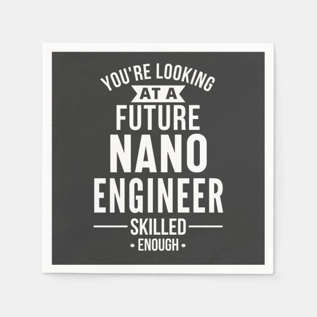 NANO engineer gift Napkin (Front)