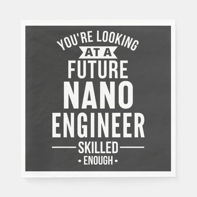 NANO engineer gift Napkin (Front)