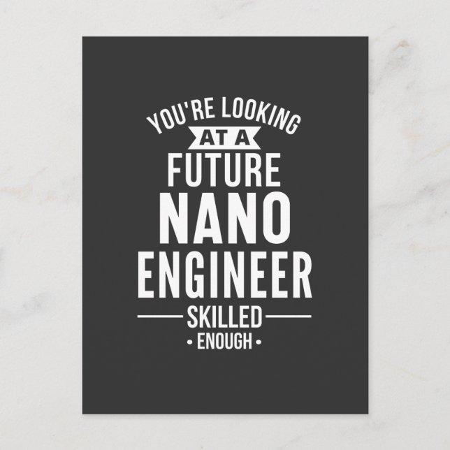 NANO engineer gift Postcard (Front)