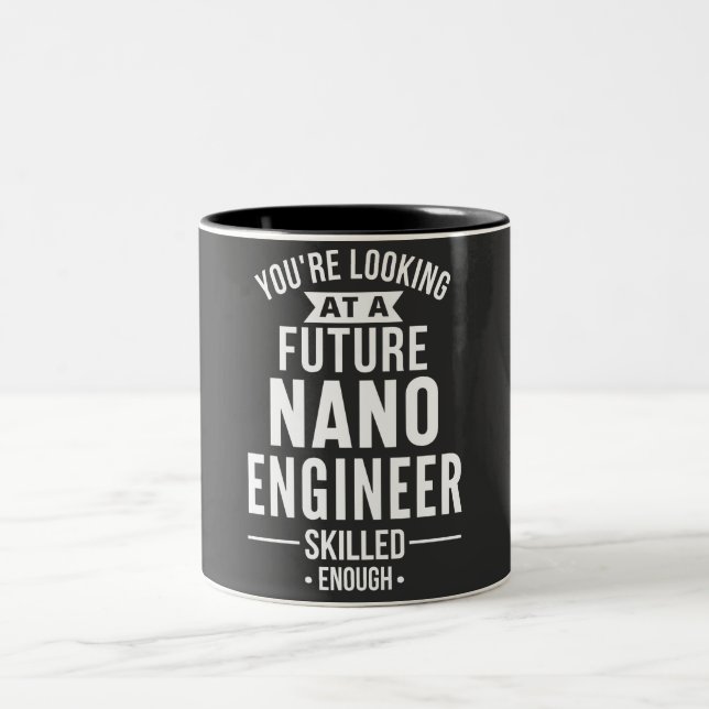 NANO engineer gift Two-Tone Coffee Mug (Center)