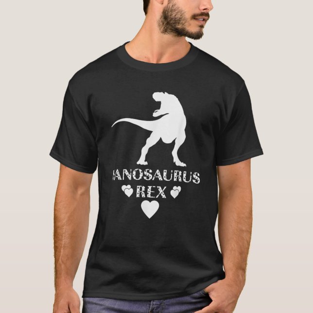 Nano Nanosaurus Rex Dinosaur Mother Day Gift T-Shirt (Front)