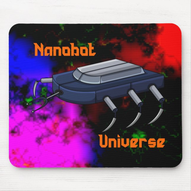 Nanobot Universe Mouse Mat (Front)