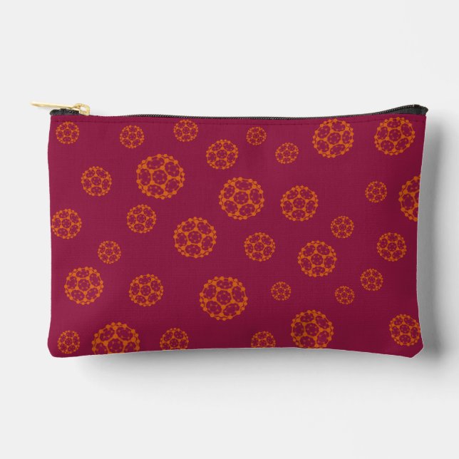 Nanoscience Fullerene Accessory Pouch (Front)