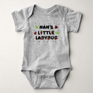 Nan's Little Ladybug - Cute Baby Bodysuit