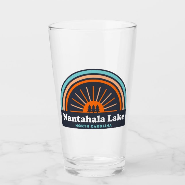 Nantahala Lake North Carolina Rainbow Glass (Front)