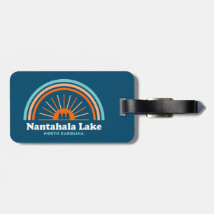 Nantahala Lake North Carolina Rainbow Luggage Tag