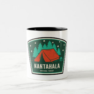Nantahala National Forest Camping Two-Tone Coffee Mug