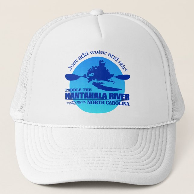 Nantahala River (Blue) Trucker Hat (Front)