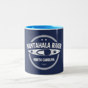 Nantahala River, North Carolina Two-Tone Coffee Mug