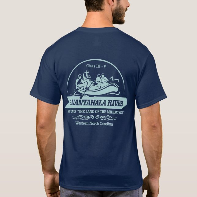 Nantahala River (rafting2) T-Shirt (Back)