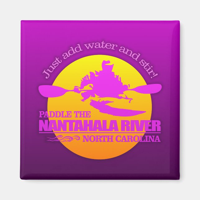 Nantahala River (Sunset) Magnet (Front)