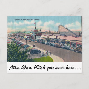 Nantasket Beach, Massachusetts Postcard