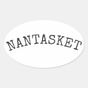 Nantasket beach oval sticker