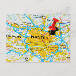 Nantes, France Postcard