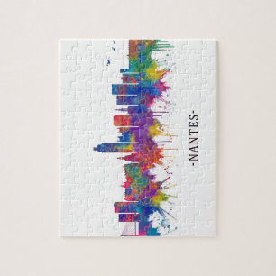 Nantes France Skyline Jigsaw Puzzle