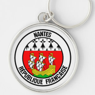 Nantes Round Emblem Key Ring