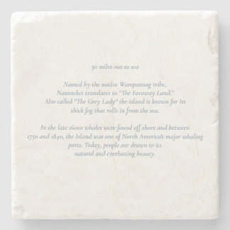 Nantucket 30 Miles Out to Sea Coaster