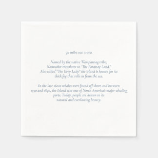 Nantucket 30 Miles Out to Sea Cocktail Napkins