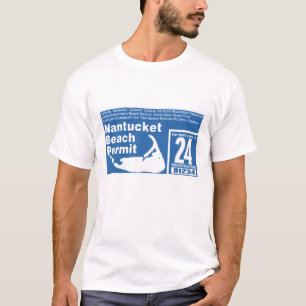 Nantucket Beach Permit 2024  T-Shirt