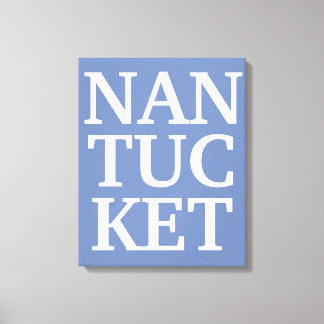 Nantucket canvas print (Front)