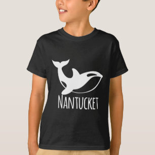 Nantucket Coastal Seashore Boating Sailing Fish Cu T-Shirt