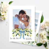 Nantucket Florals Coastal Save the Date