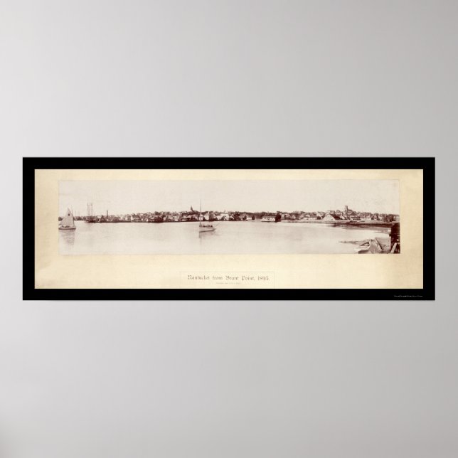Nantucket from Brant Photo 1895 Poster (Front)