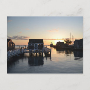 Nantucket Harbour Postcard