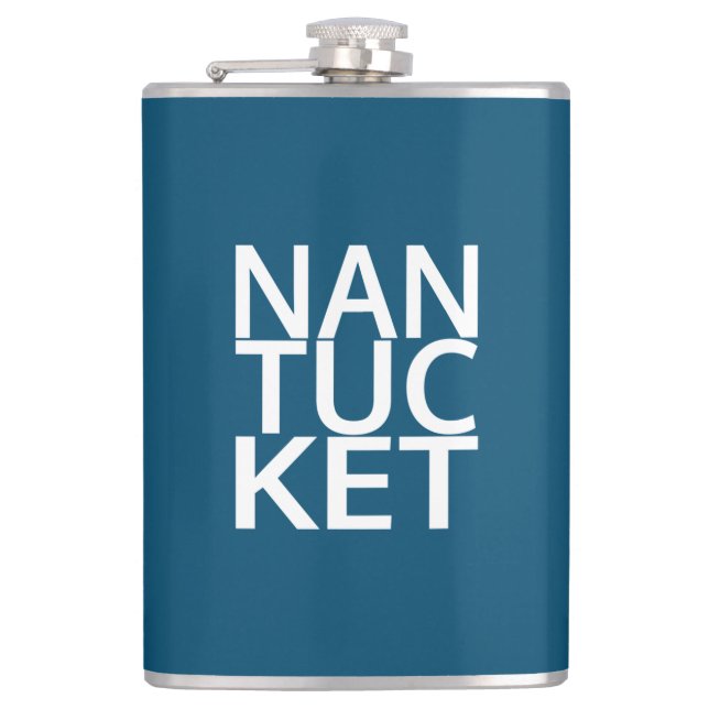 Nantucket Hip Flask (Front)