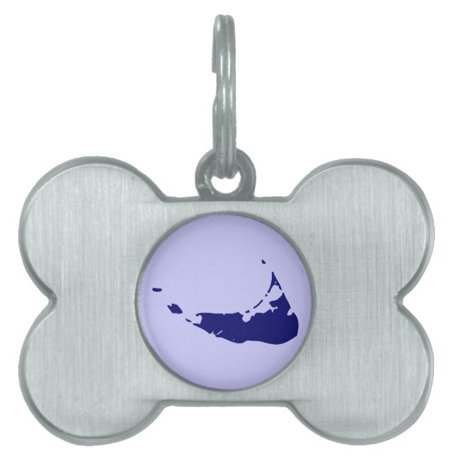 Nantucket Island Dog Pet ID Tag (Front)