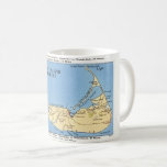 Nantucket Island Map Mug<br><div class="desc">A wonderful vintage map of Nantucket Island Massachusetts repurposed on a coffee mug.</div>