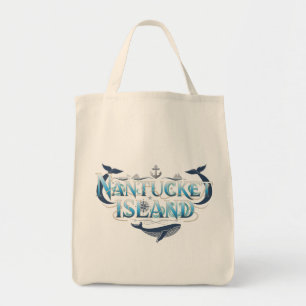Nantucket Island Massachusetts Tote Bag